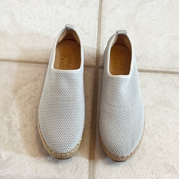 NEW Naturalizer Isley platform espadrilles slip on shoes Urban Mist gray 6.5 - Picture 3 of 12
